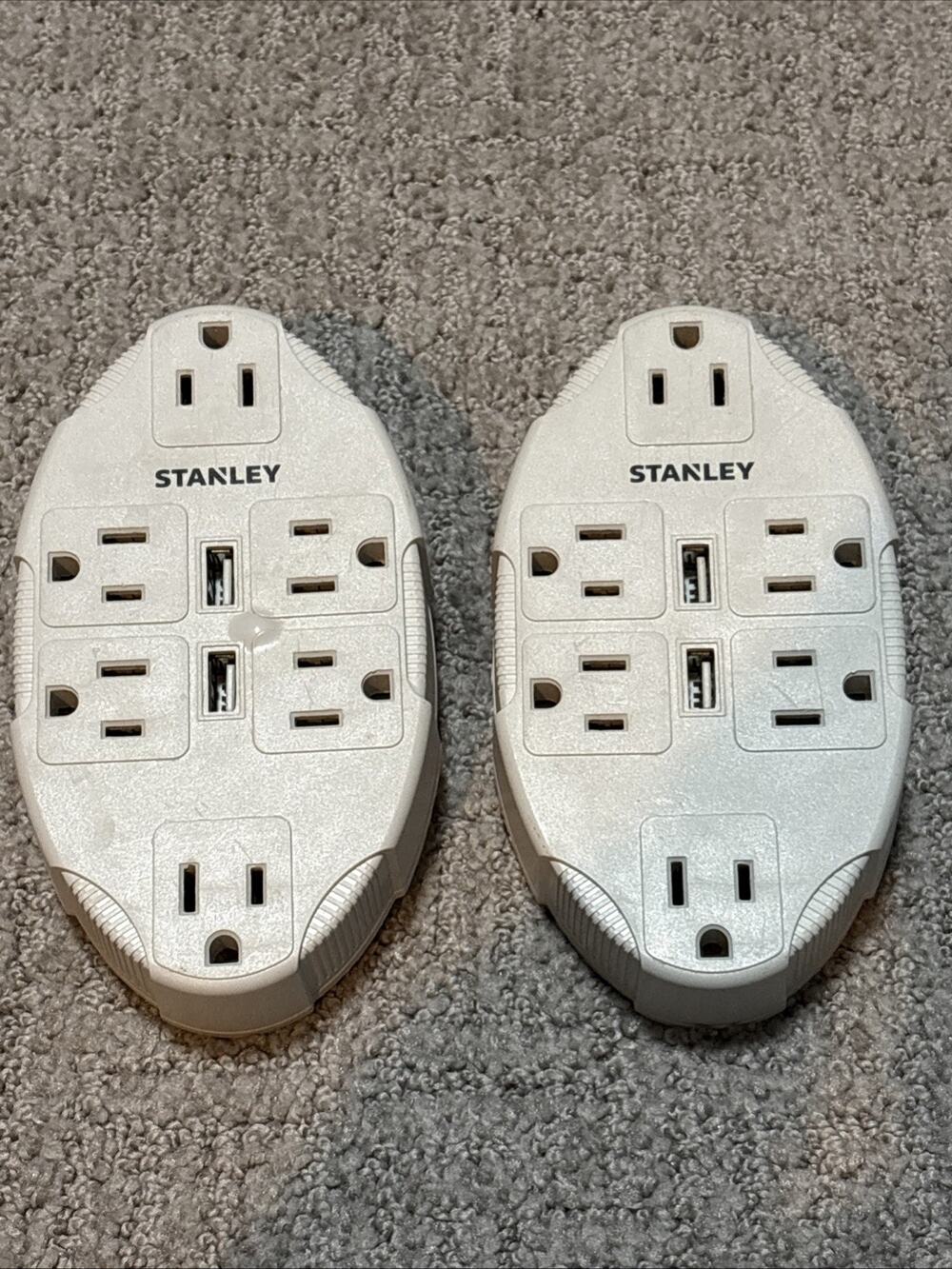 Stanley 6-Outlet Transformers Power Supply Wall Plug Adapter